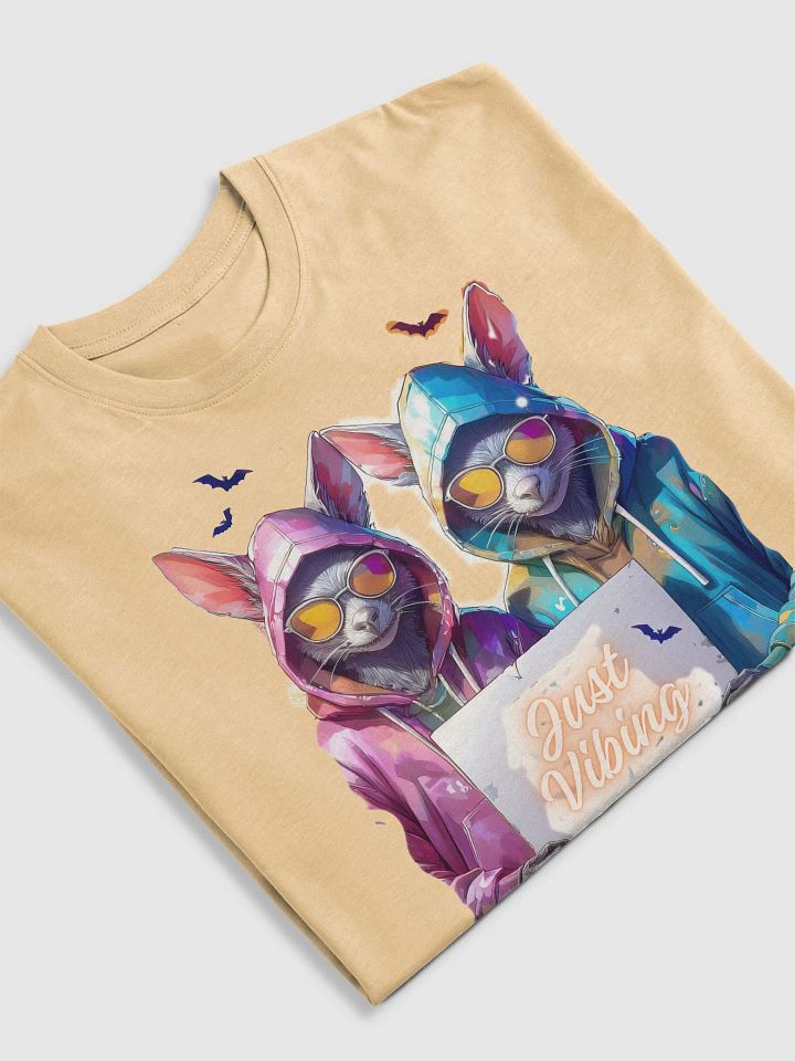 Halloween Bats Vibing and Jack-O'-Lantern Men's Tee product image (21)