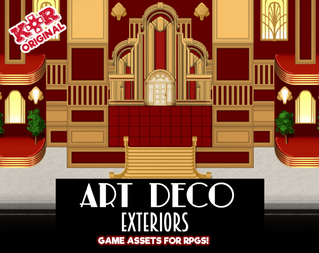 KR Art Deco Exteriors Tileset for RPGs product image (1)