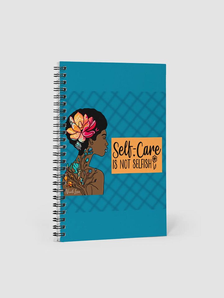 Floral Self-Care Spiral Notebook product image (1)