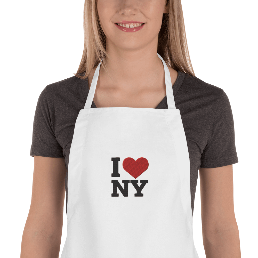 I ❤️ NY Embroidered Apron product image (1)