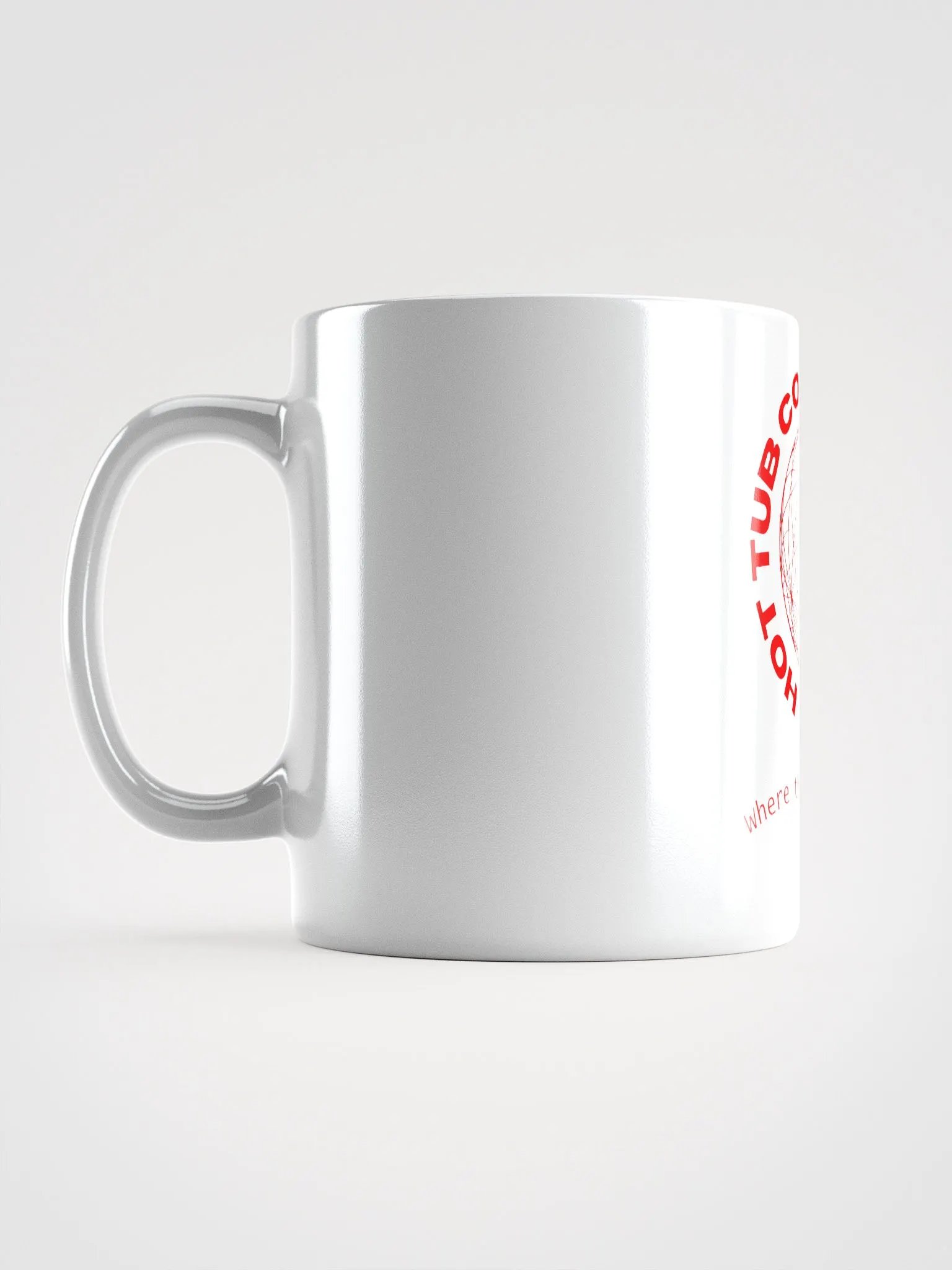 Logo mug white/red product image (6)