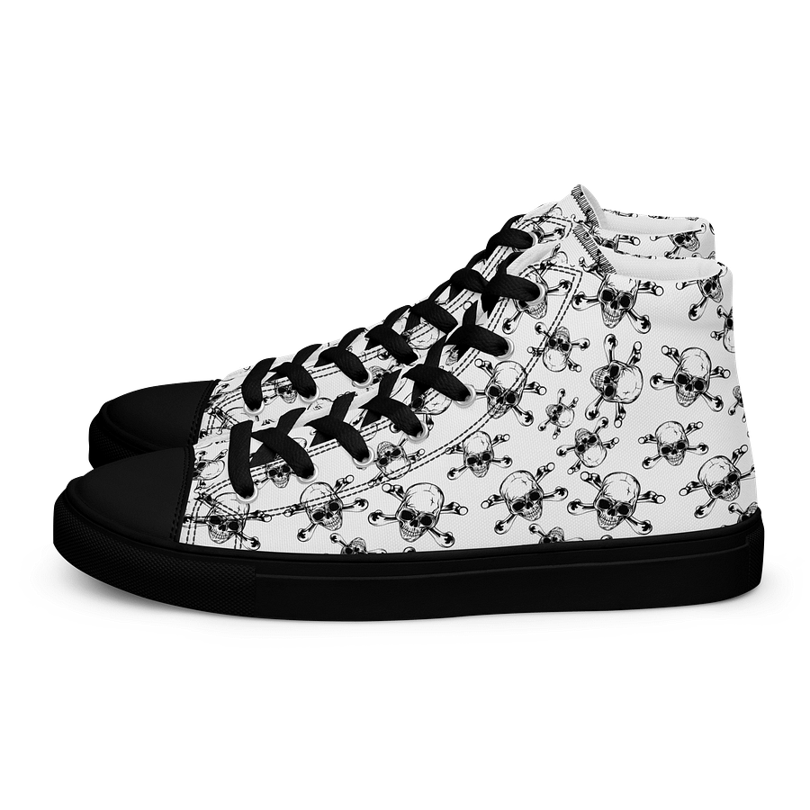 Men's Classic Canvas High Tops SKULL Edition product image (1)