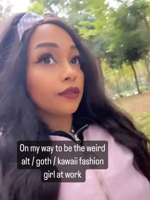 Wait till this jacket come off 😂 I’m a serious worker I swear, I just be lookin weird bc it’s how I express myself 🥹😅 #trending #fyp #japan #tokyo #alt #goth #eglcommunity #gothlolita #blackgoth #blacklolita 
