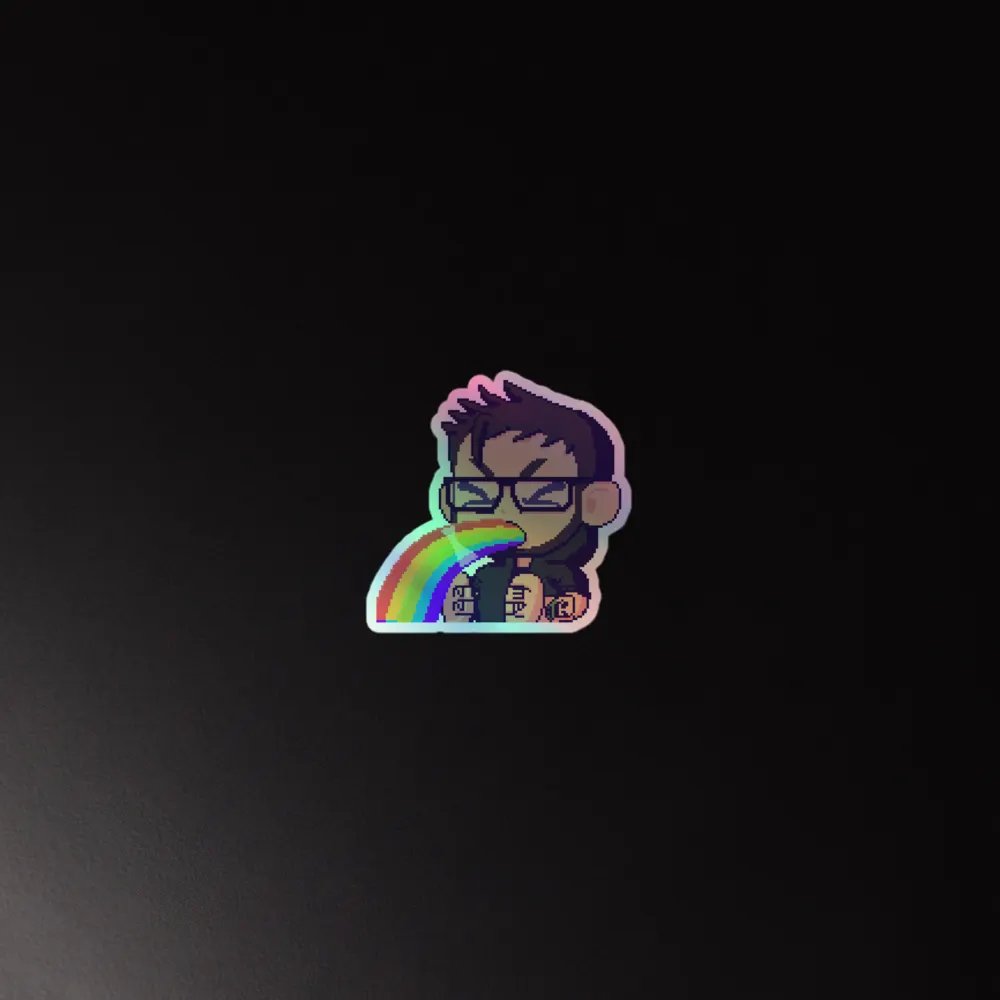 Rainbow Puke Sticker product image (4)