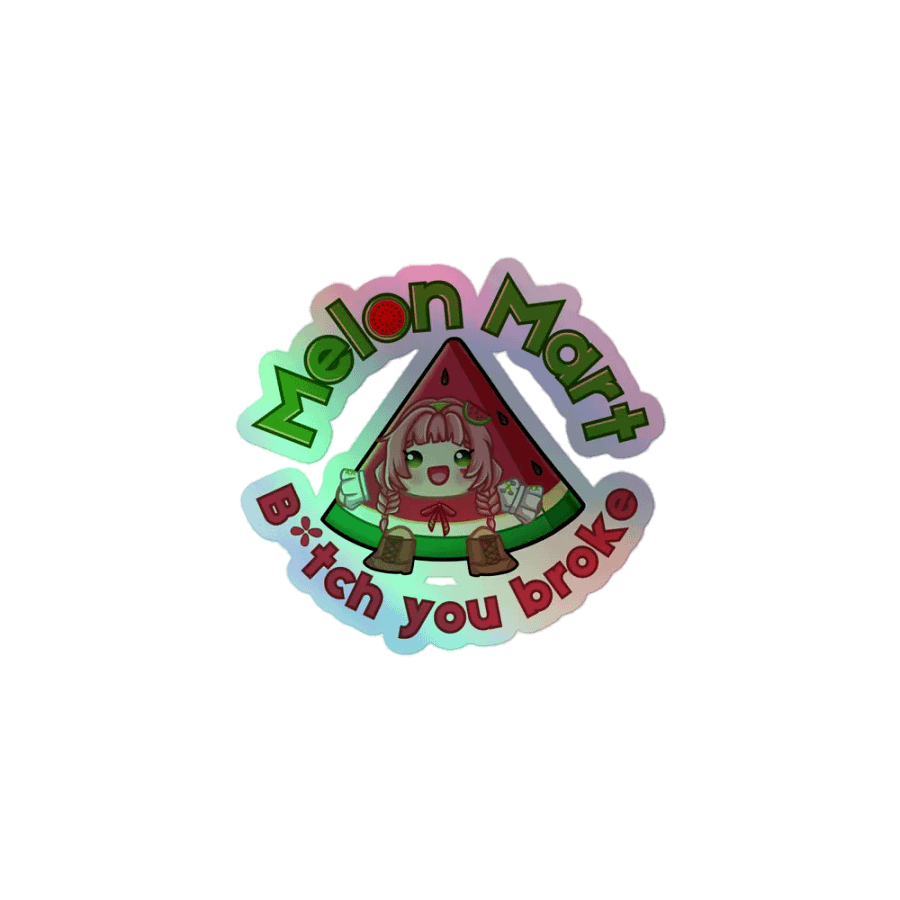 Melon Mart Holographic Stickers product image (1)