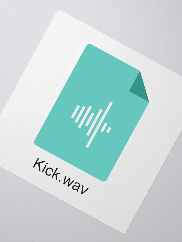 Kick.wav Sticker product image (5)