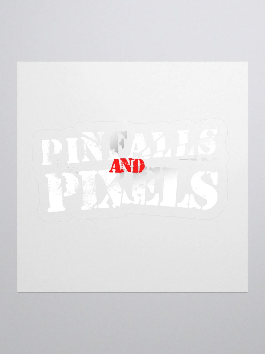 Pinfalls And Pixels Logo Sticker product image (2)