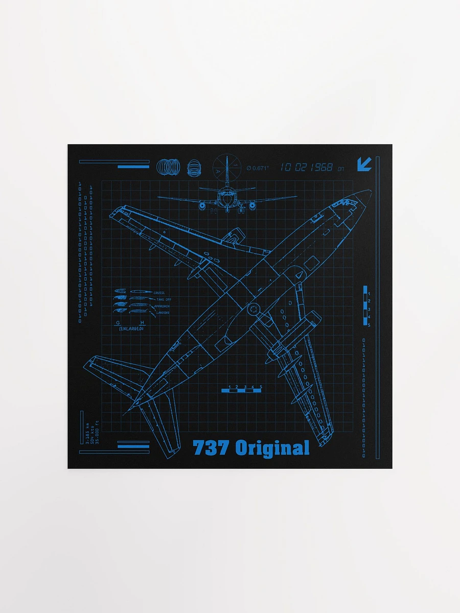 737 Original Blueprint Poster product image (2)