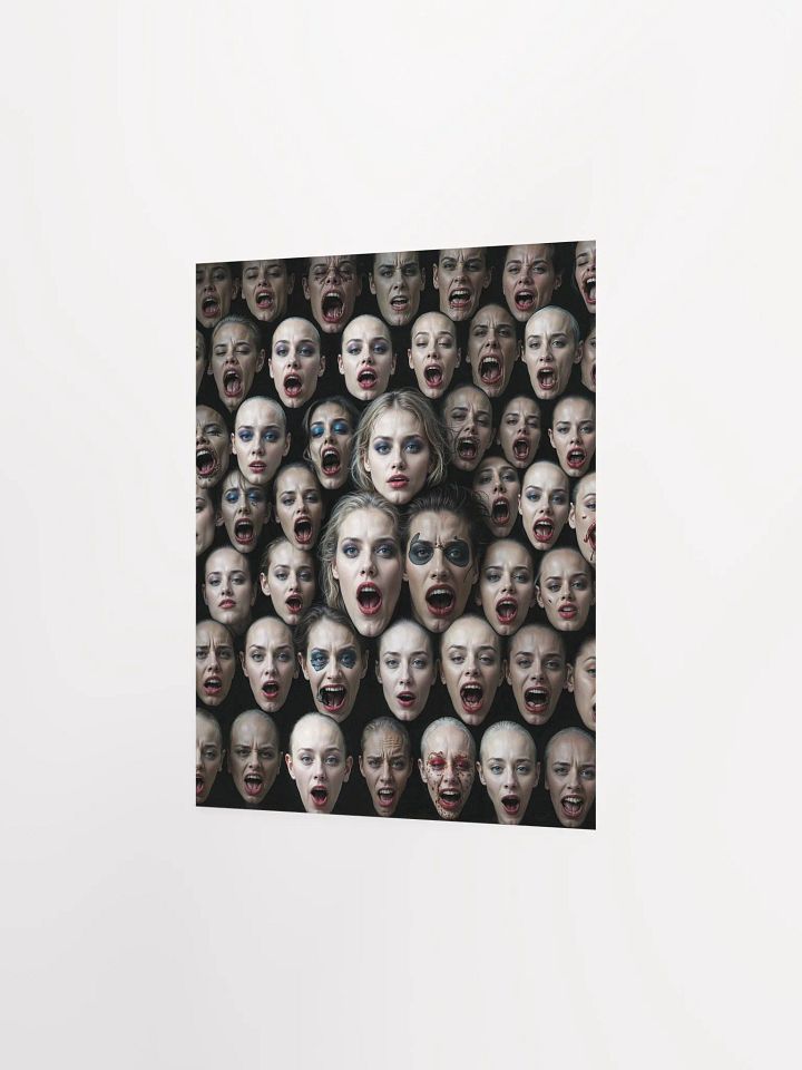 Screaming Faces Matte Poster product image (20)
