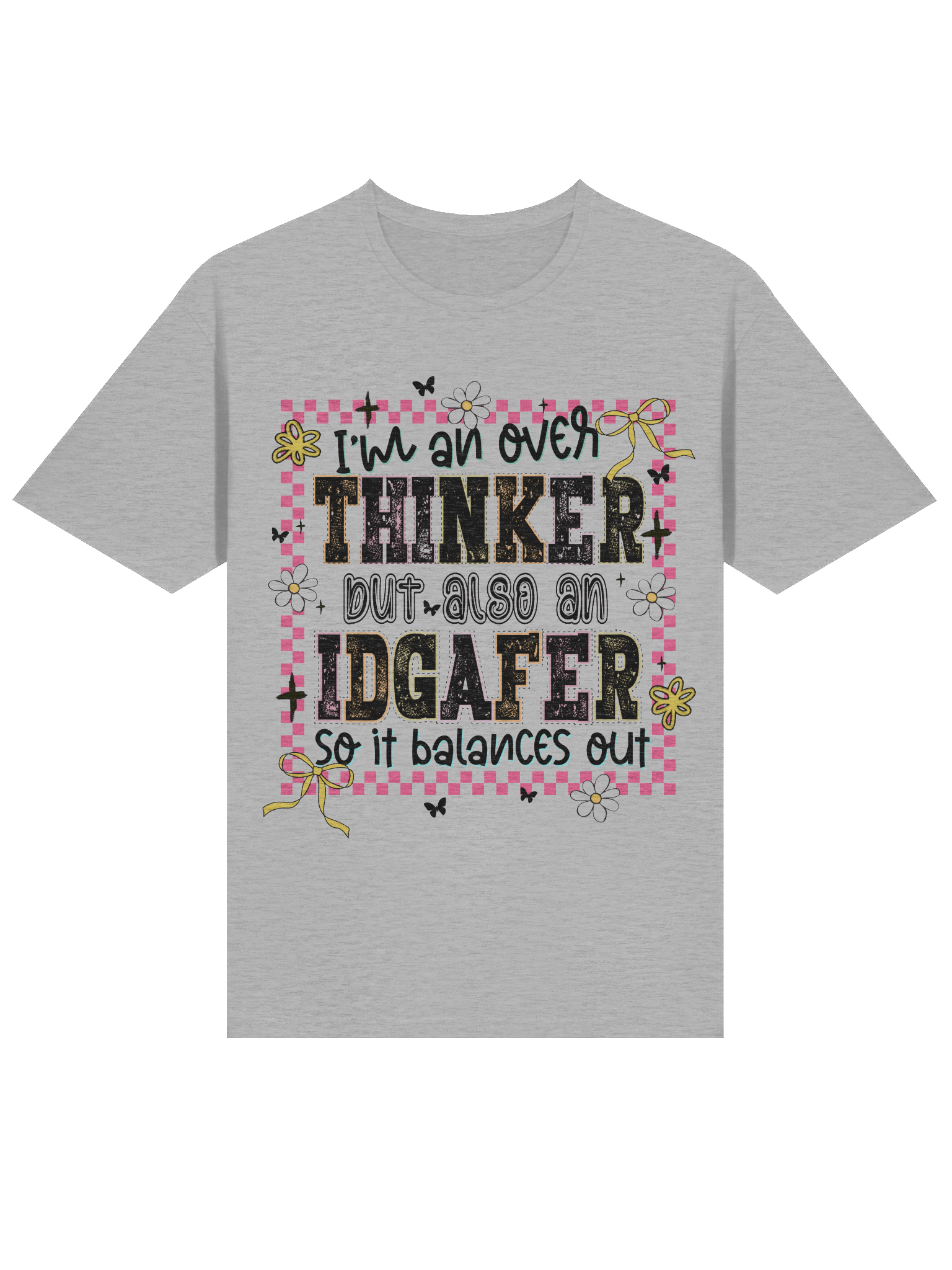 Thinker IDGAFER T-Shirt product image (9)
