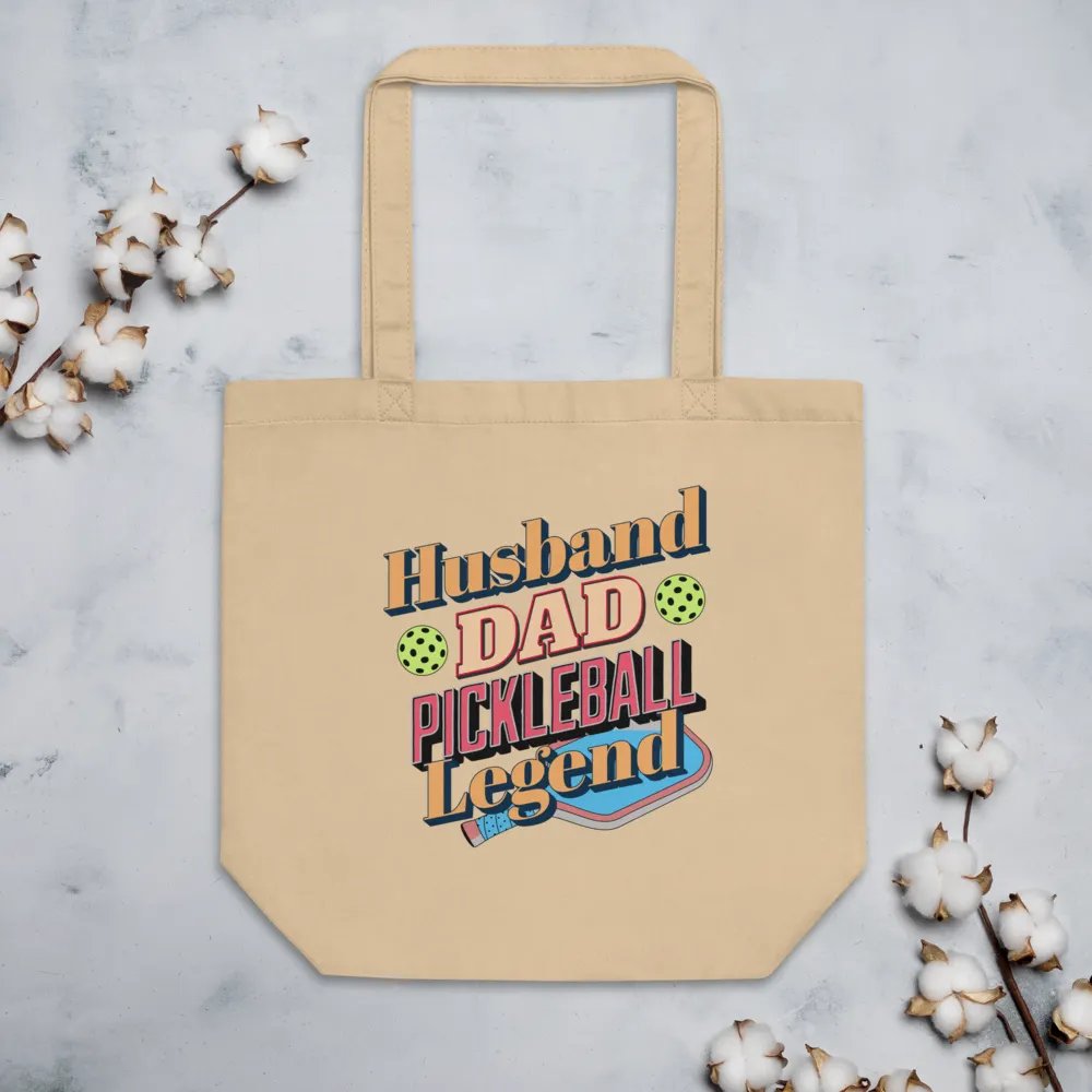 Husband Dad Pickleball Legend Tote Bag product image (4)
