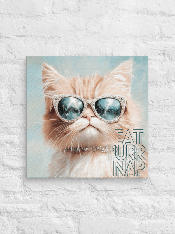 EAT. PURR. NAP: Canvas Print product image (2)