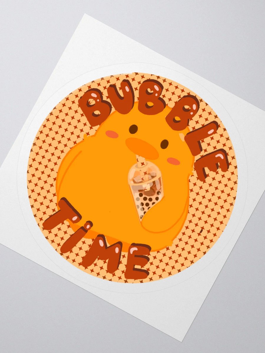 Bubble Time Duck Kiss Cut Stickers product image (5)