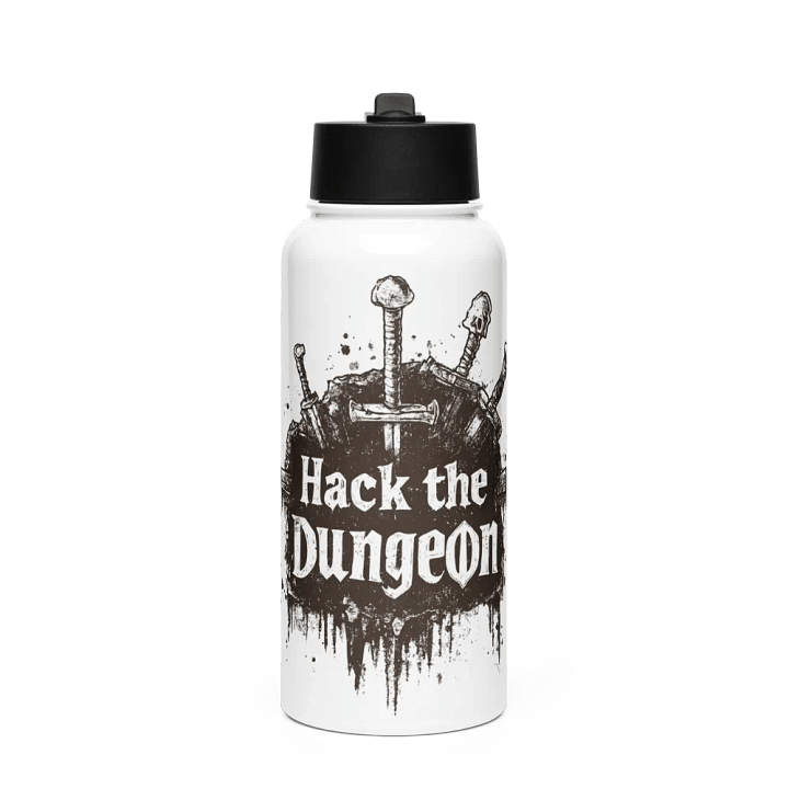 Hack the Dungeon Stainless Steel Water Bottle product image (1)