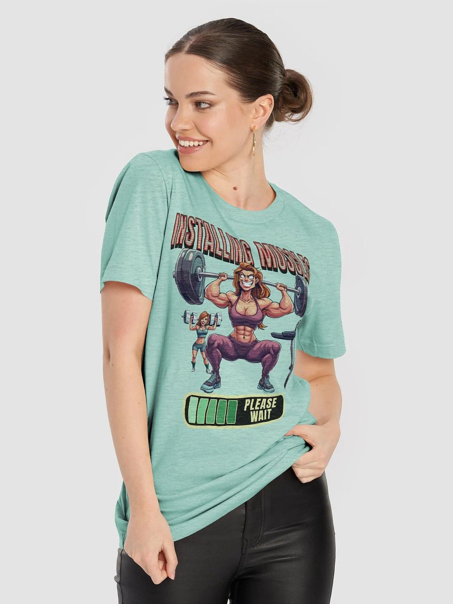 Installing Muscles Weightlifter Female Soft Tee product image (3)