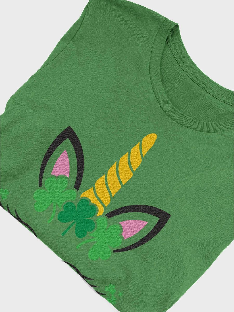 Irish Unicorn ☘️ Supersoft T-shirt with Bright, Vibrant Print product image (2)
