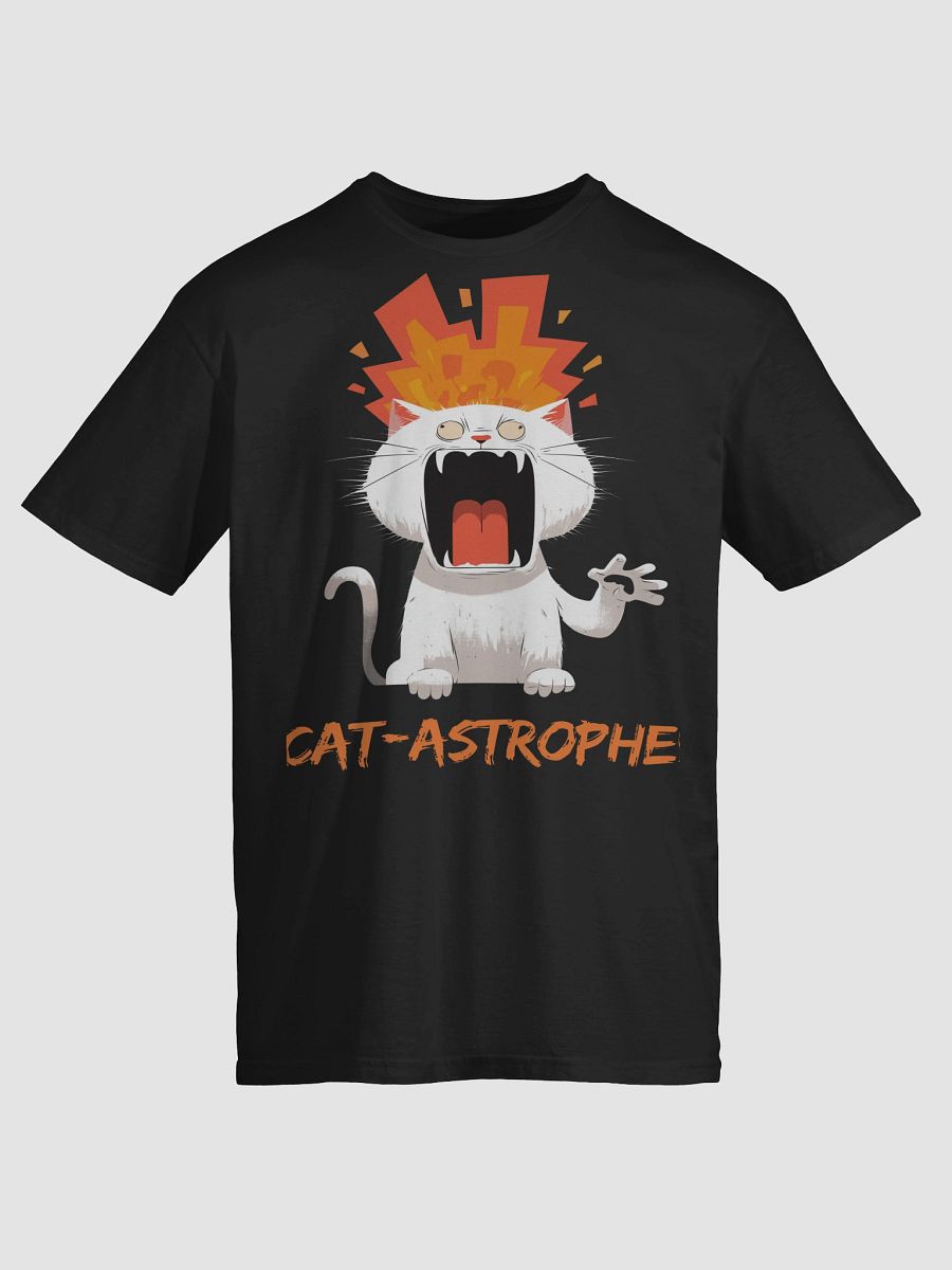Cat-astrophe! Shocked Cat Unisex T-Shirt product image (48)