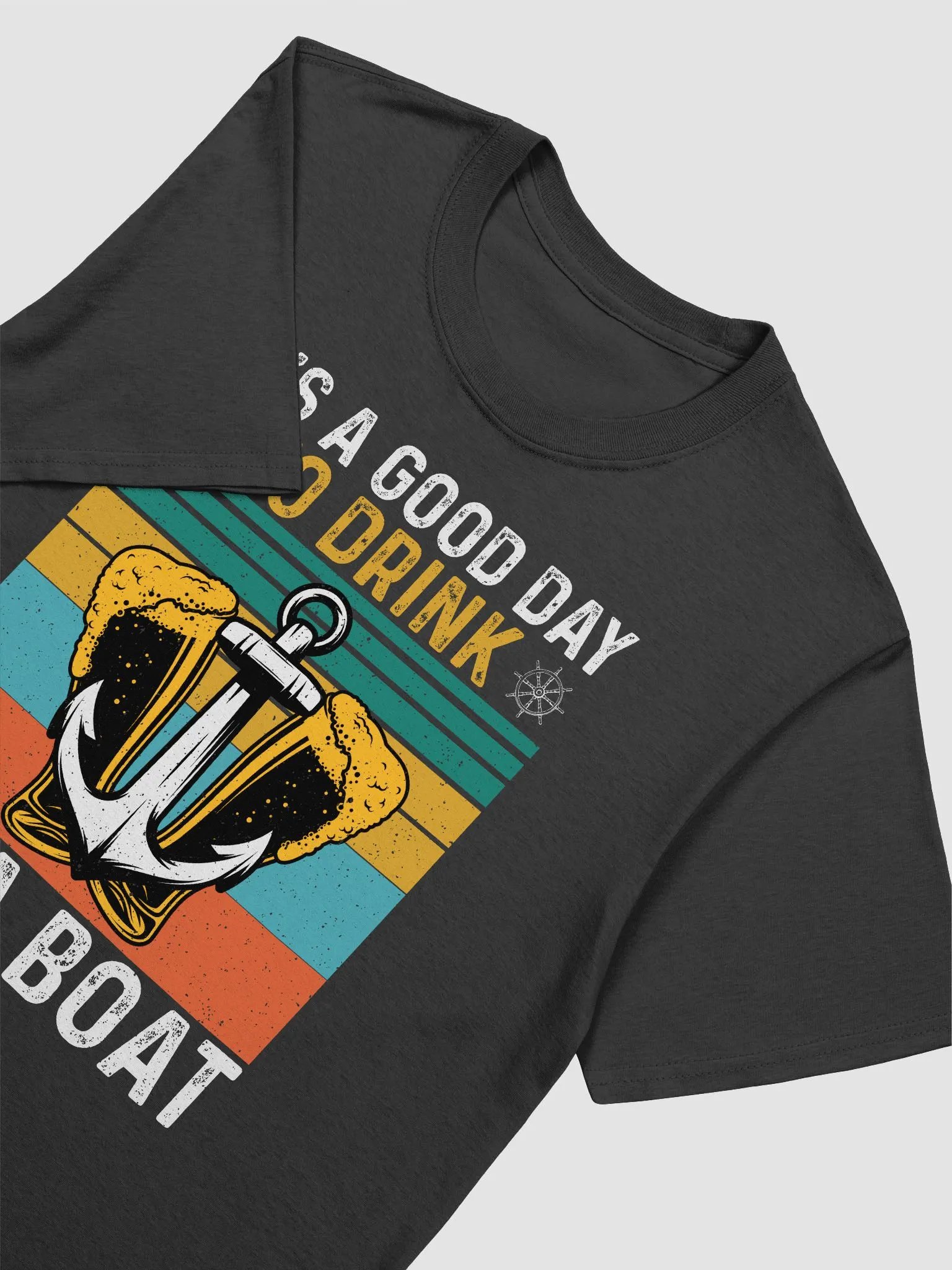 It's a Good Day to Drink on a Boat Gildan 64000 Unisex Tshirt product image (2)