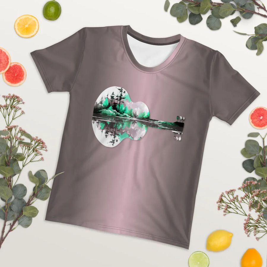 Guitar Nature All Over Print T-shirt product image (7)