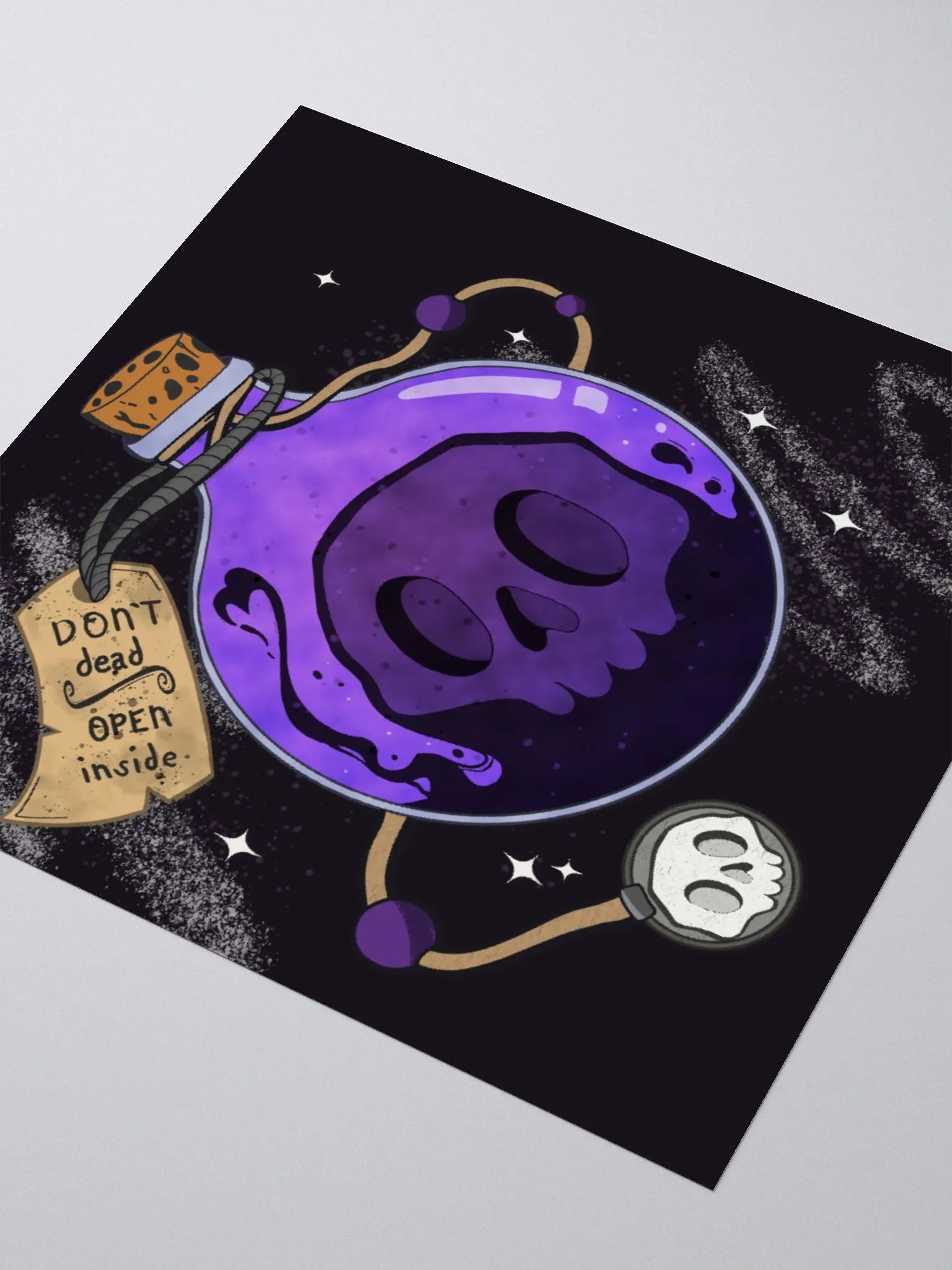 Dont Dead Open Inside Skull Vial product image (3)