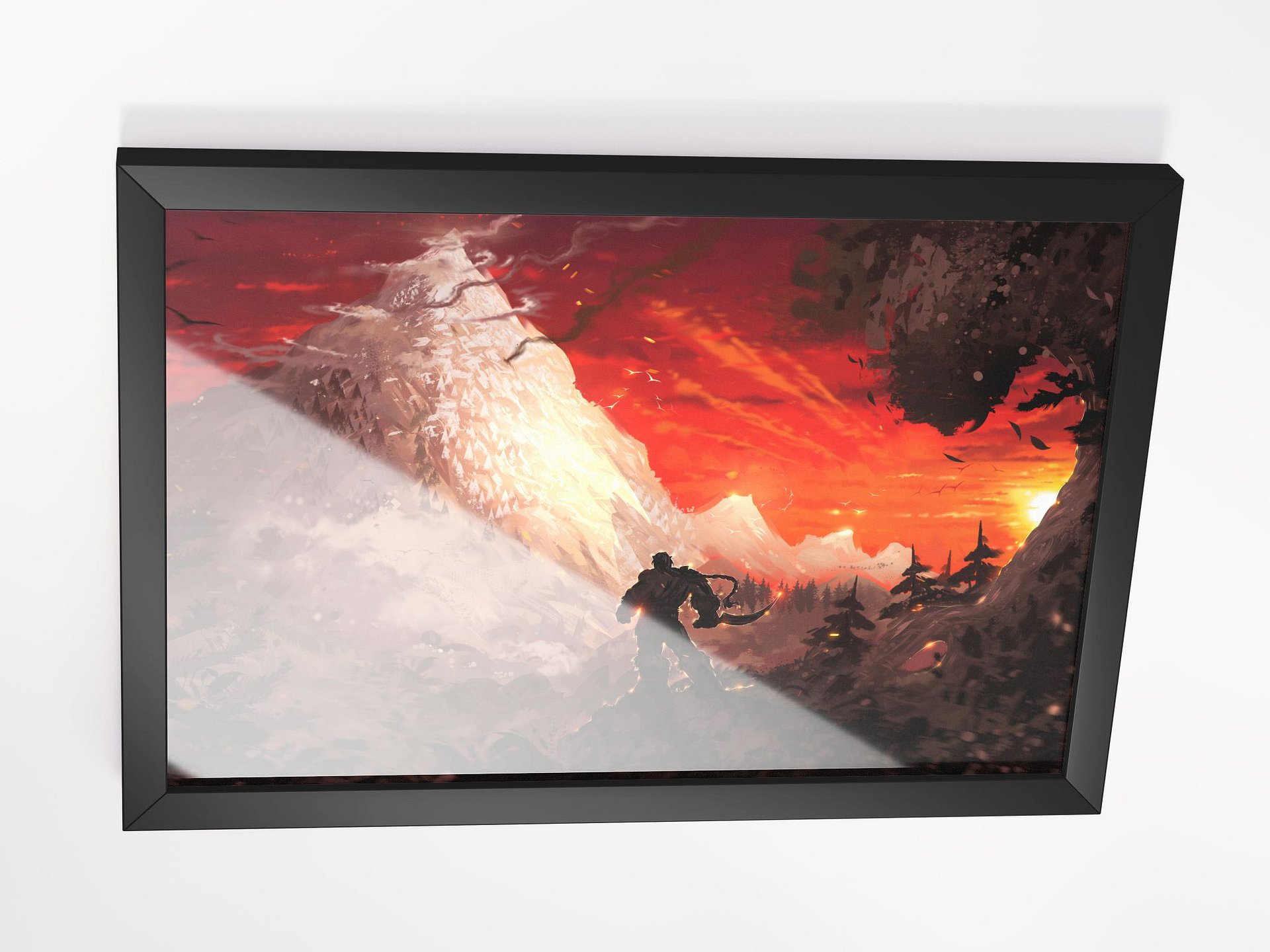 Orc Mountain Framed Art Print, by Ryky product image (3)
