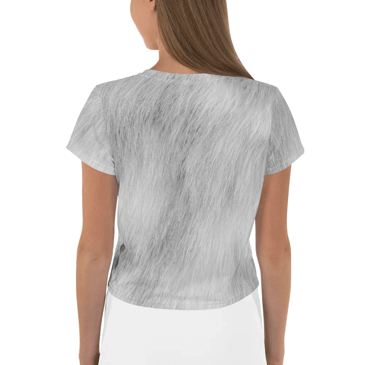 Chinchilla Cat Crop Tee product image (2)