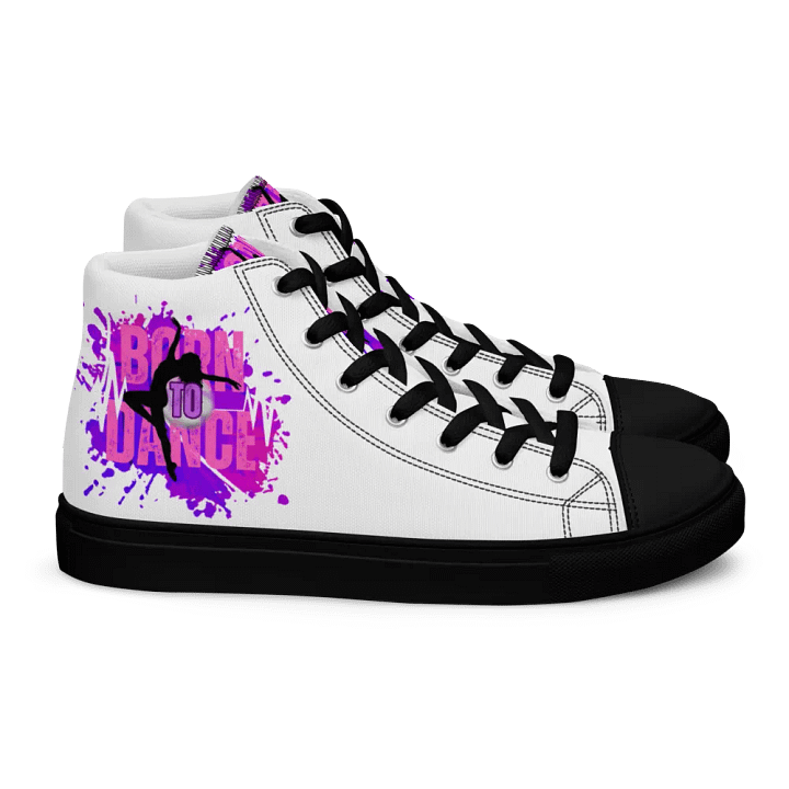 Energetic Born to Dance Her Silhouette Men's High Tops product image (2)