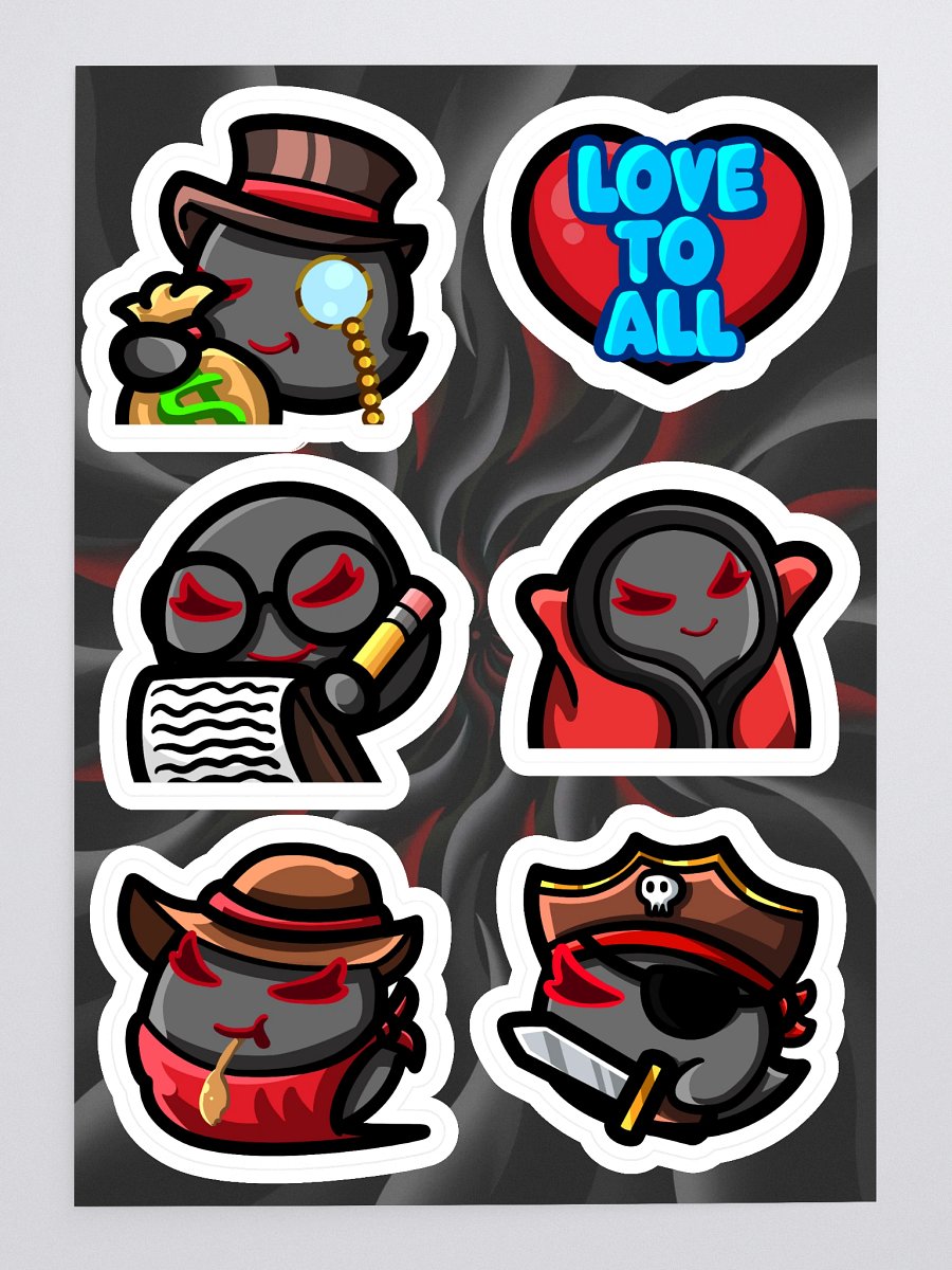 Emote Sticker Sheet 4 product image (2)