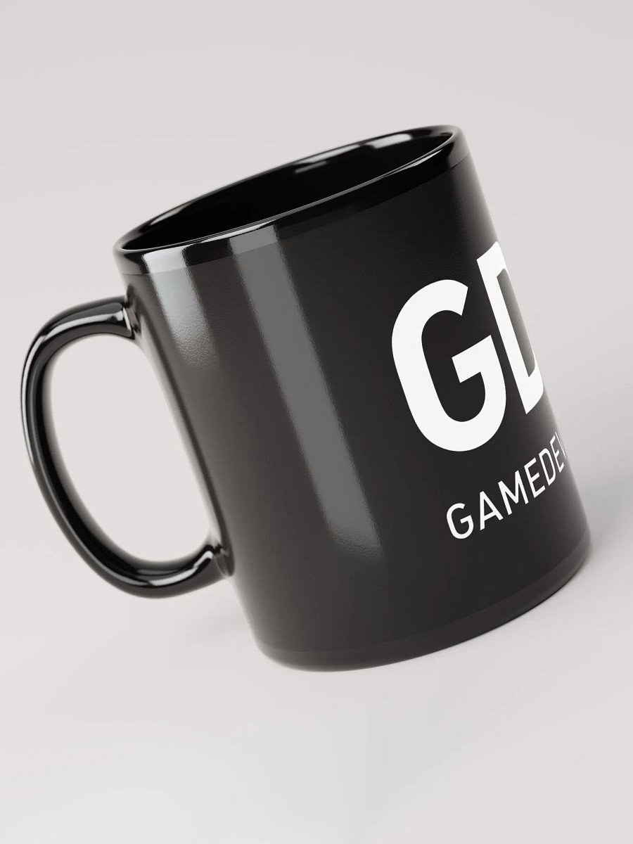 GDM Logo Black Glossy Mug product image (5)