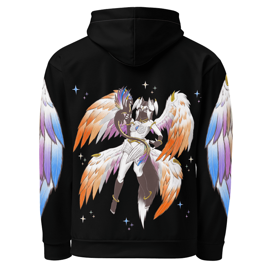 Lesbian Pride Angel Hoodie - Positions A product image (3)