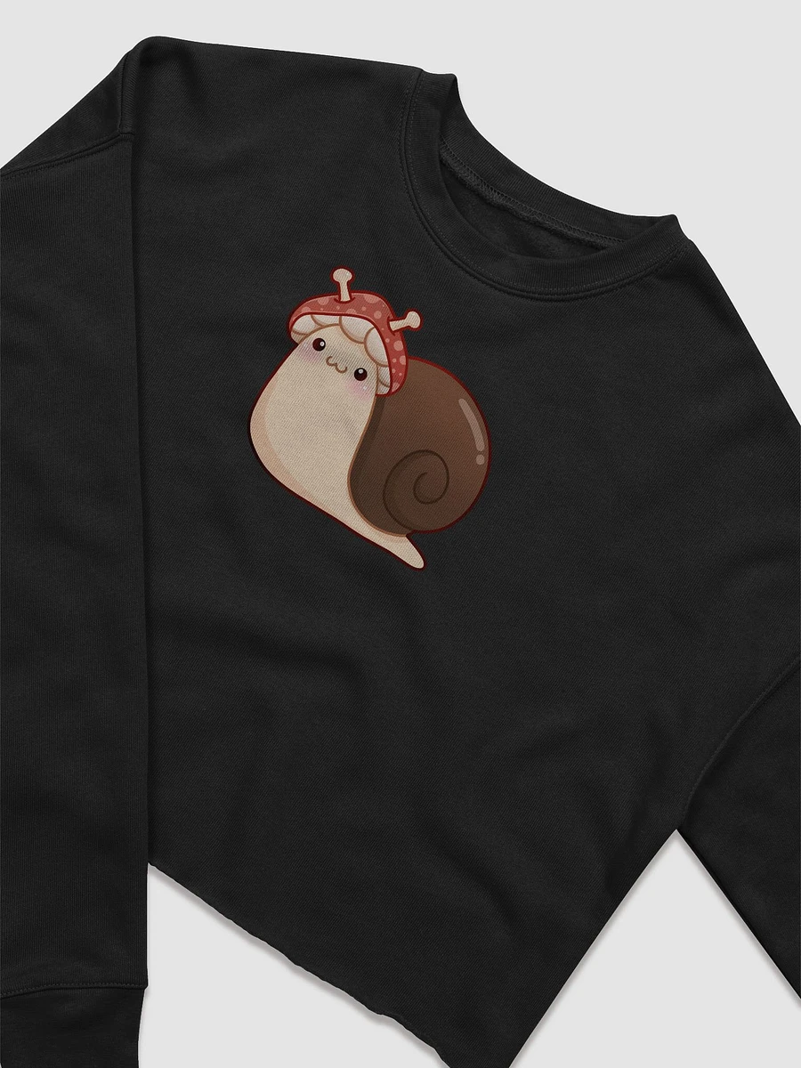 Mushie Snail Cropped Sweatshirt product image (1)