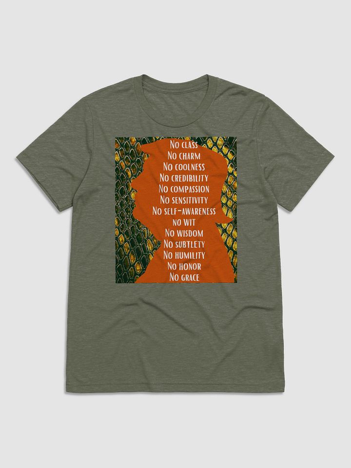No Class, No Charm, No Coolness Donald Trump Silouhette Tee product image (1)