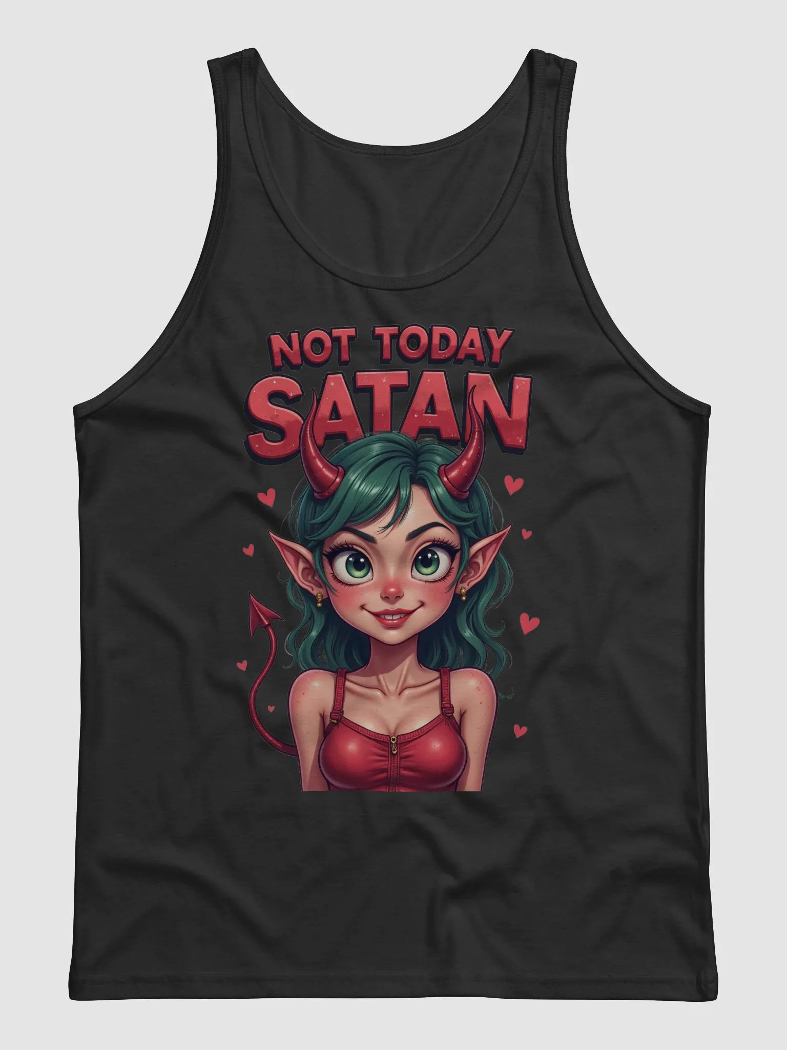 Not Today Satan Jersey Tank product image (2)