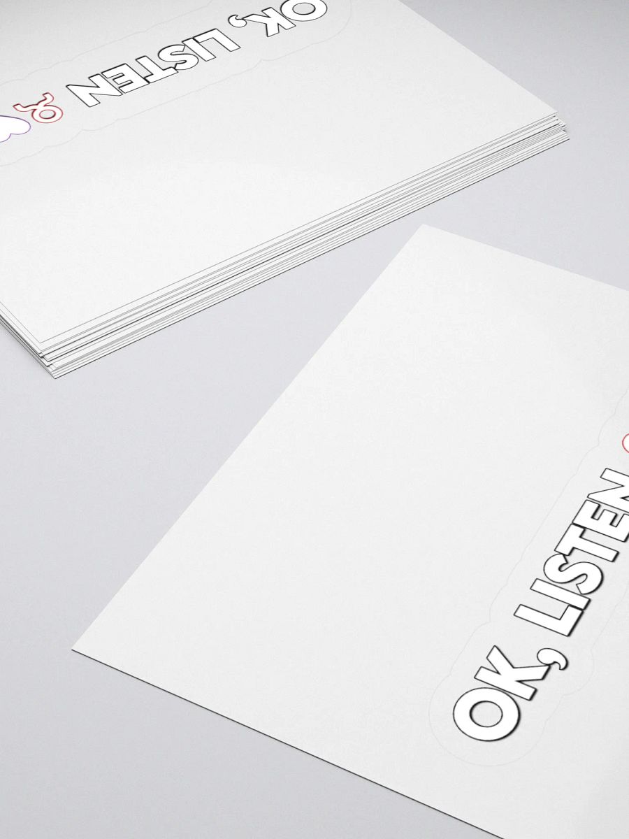 OK, LISTEN Sticker product image (11)