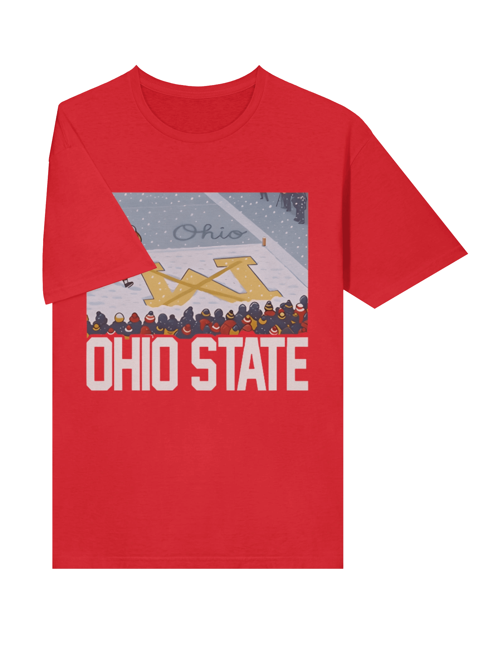 Ohio vs Michigan Rivalry Script Ohio On Big M the Greatest Rivalry in College Shirt product image (10)