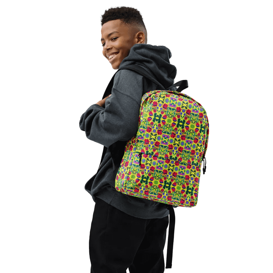 Abstract Poppy Flowers Back Pack product image (5)