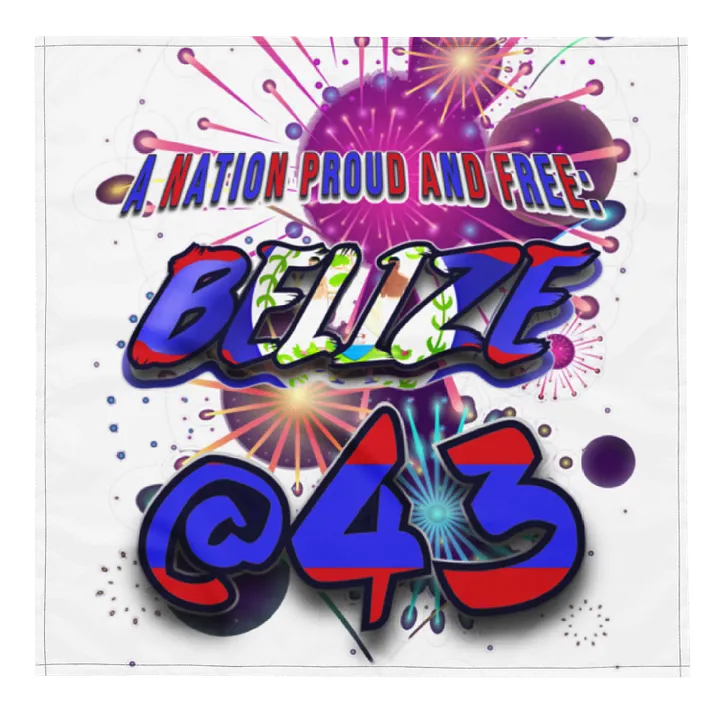 Belize September Celebration 2024 Theme Bandana product image (1)