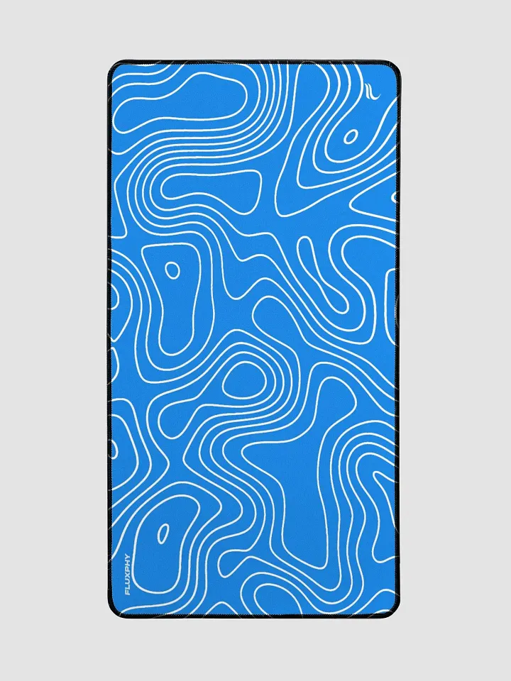 Light Blue Topography Mousepad by Fluxphy product image (2)