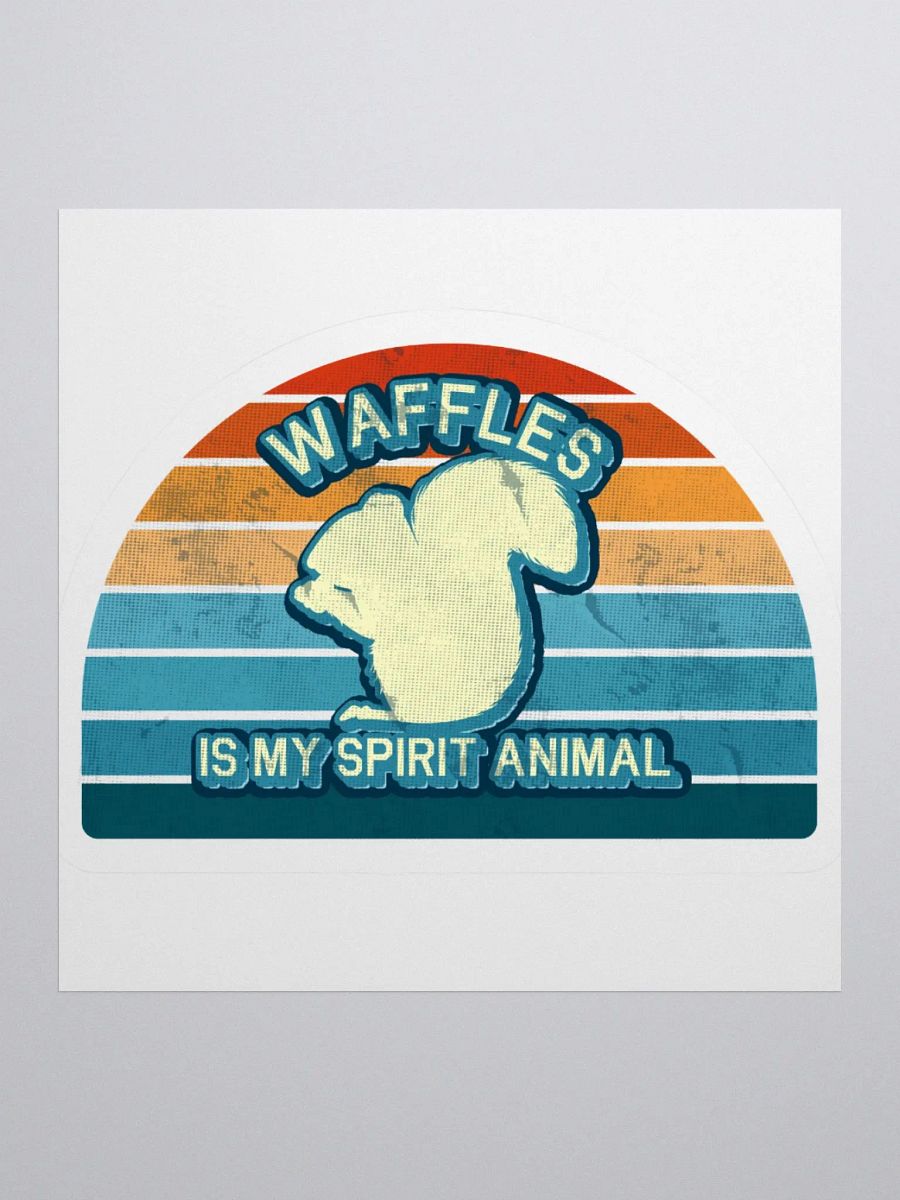 Retro Waffles - Spirit Sticker product image (5)
