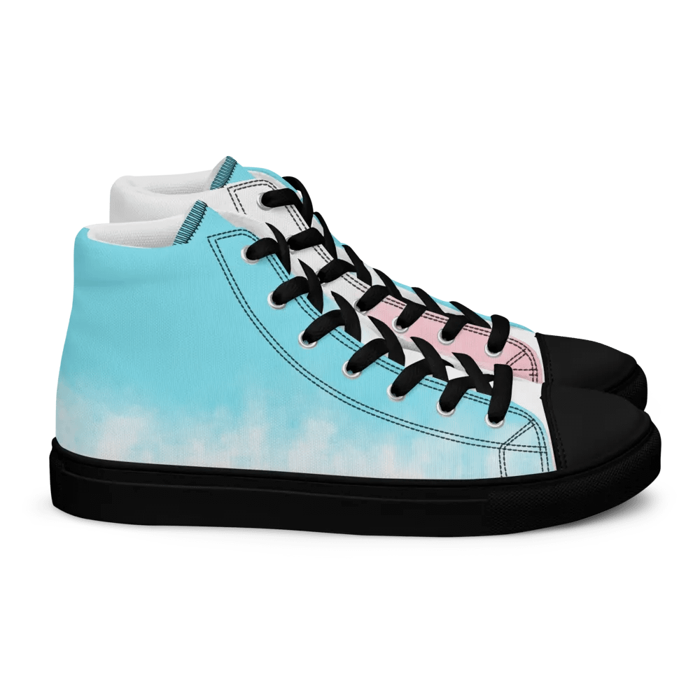 Pastel Dreams High Top Canvas Shoes product image (2)