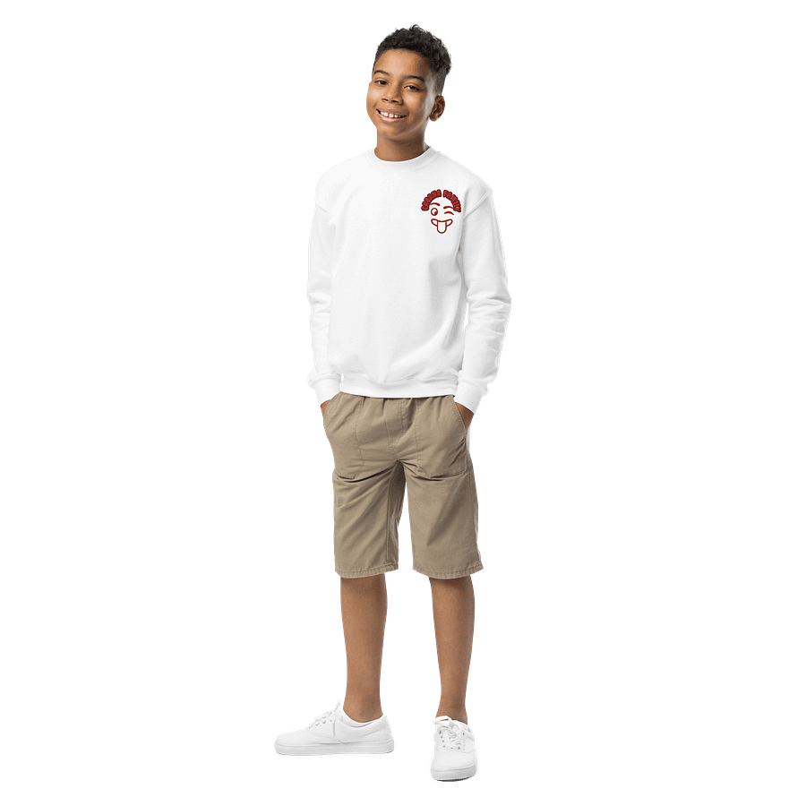 Cheeky Red Wink Youth Sweatshirt product image (4)