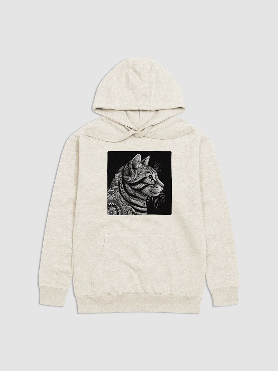Intricate Feline Symmetry Hoodie product image (8)
