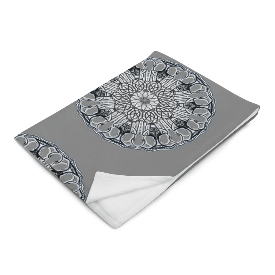 Ornate Floral Delight Throw Blanket product image (5)