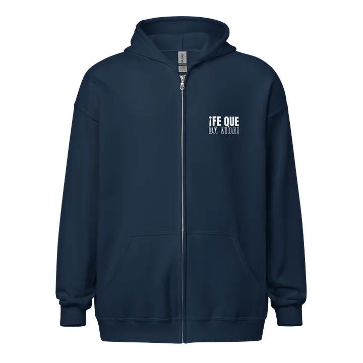 Sudadera Unisex con Capucha y Cremallera | Por gracia sois salvos product image (2)