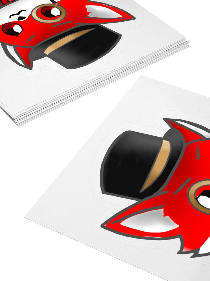 Gentleman Fox Vinyl Stickers product image (2)