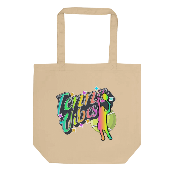 Tennis Vibes Male Neon Eco-Friendly Tote Bag product image (1)