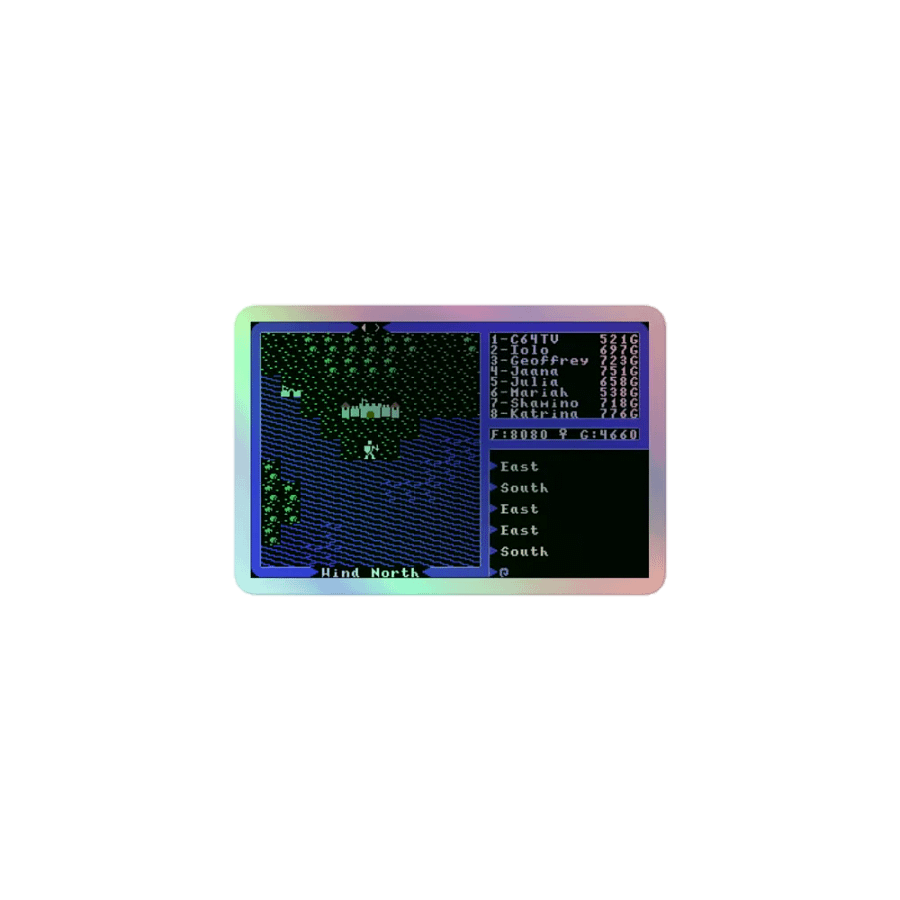 Ultima IV Quest of the Avatar RPG Adventure Sticker product image (1)