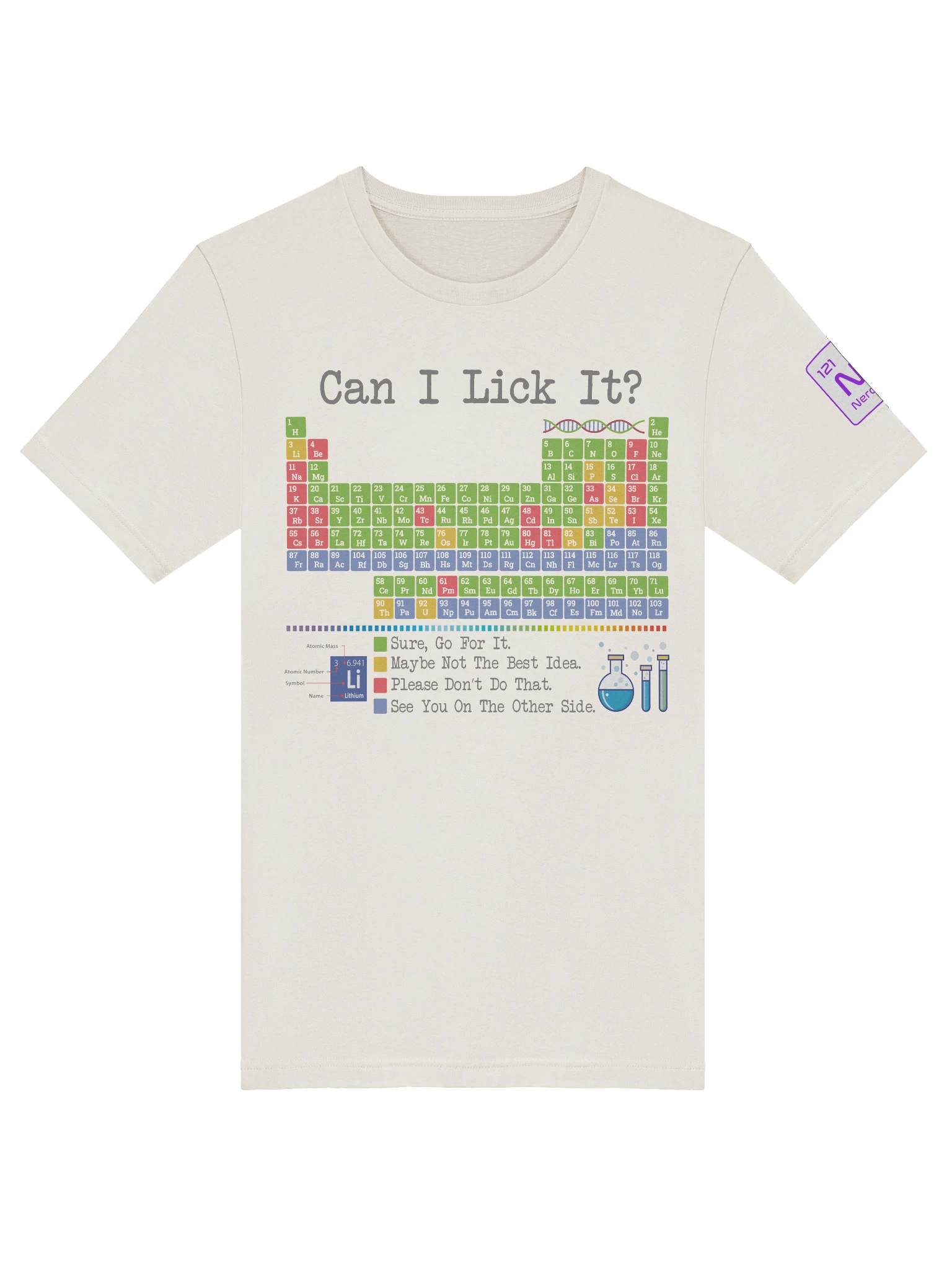 Can I Lick It? Ladies Tee - Gray Text product image (43)