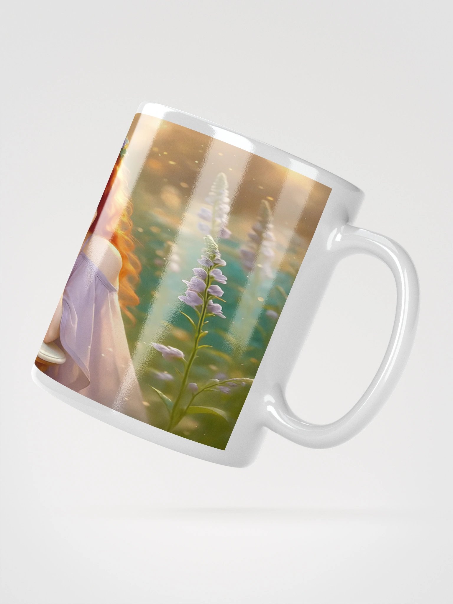 "Red-Haired Serenity in Nature product image (2)