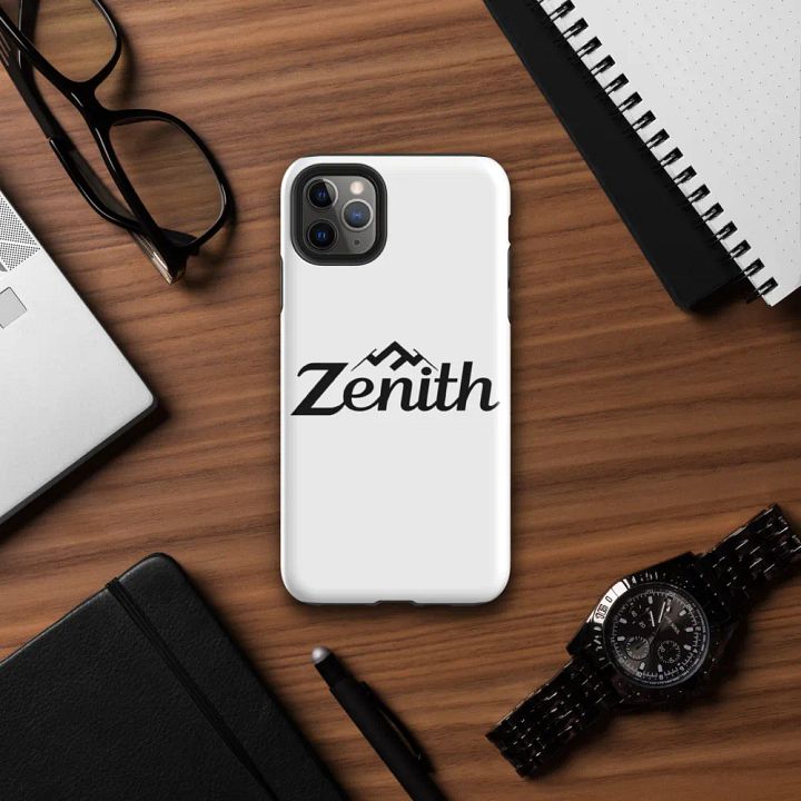 White Zenith Bliss Tough Case for iPhone® product image (1)